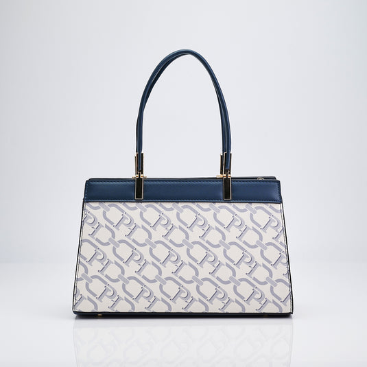 Ladies PHazelle Pattern Structured Handbag