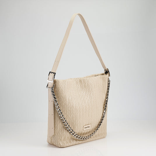 Ladies Leafy Texture Crossbody Shoulder Bag