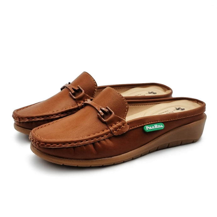 Half Slip On Hazel Loafer Mules