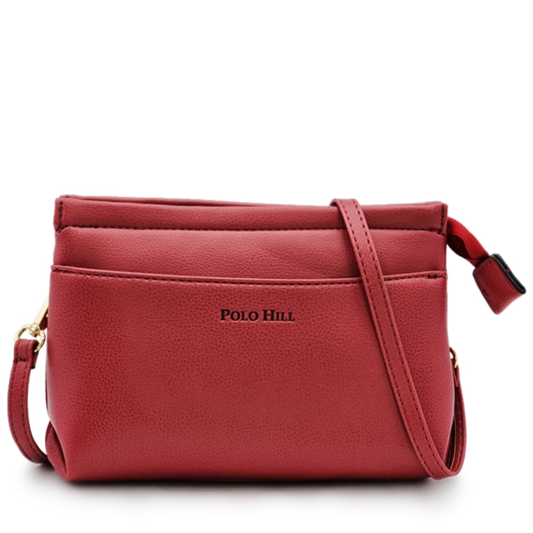 Load image into Gallery viewer, Single Zip Double Compartment Wristlet Clutch with Shoulder Strap
