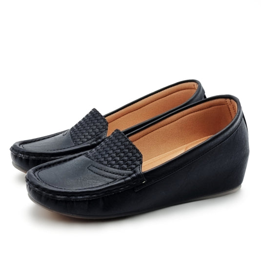 Slip On Wedge Loafers Shoes