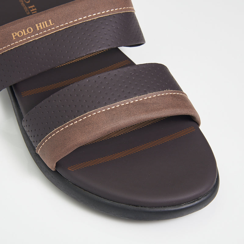 Load image into Gallery viewer, POLO HILL Men Casual Two Band Slide Sandals

