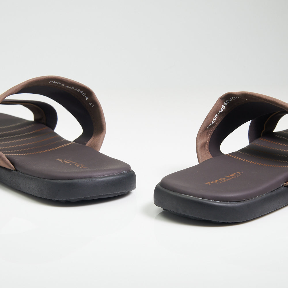 POLO HILL Men Casual Two Band Slide Sandals