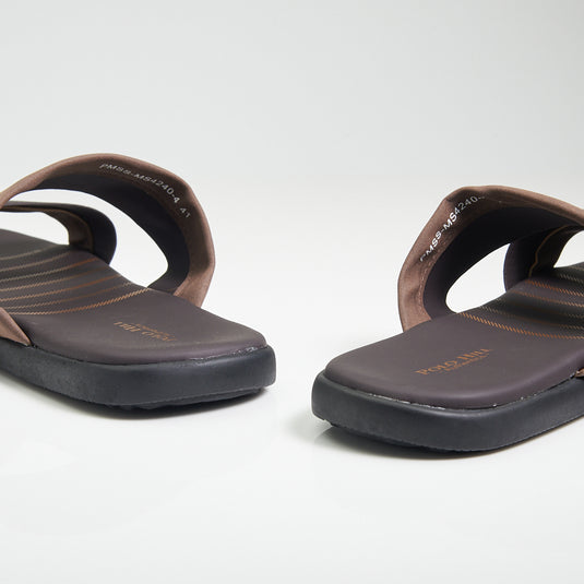 POLO HILL Men Casual Two Band Slide Sandals