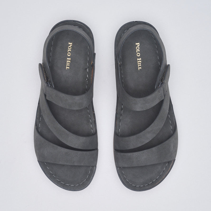 Load image into Gallery viewer, Hook Loop Strap Wedge Sandals
