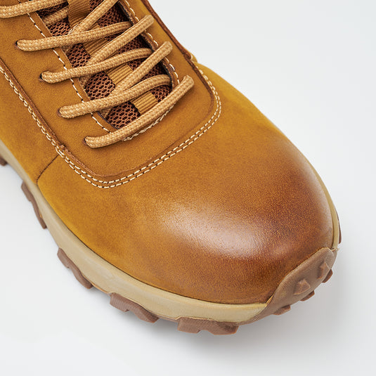 Men Genuine Leather Lace-Ups Boots