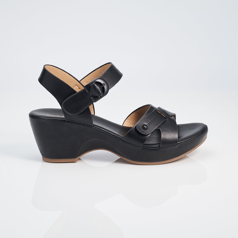 Load image into Gallery viewer, Ladies Ankle Strap Wedges
