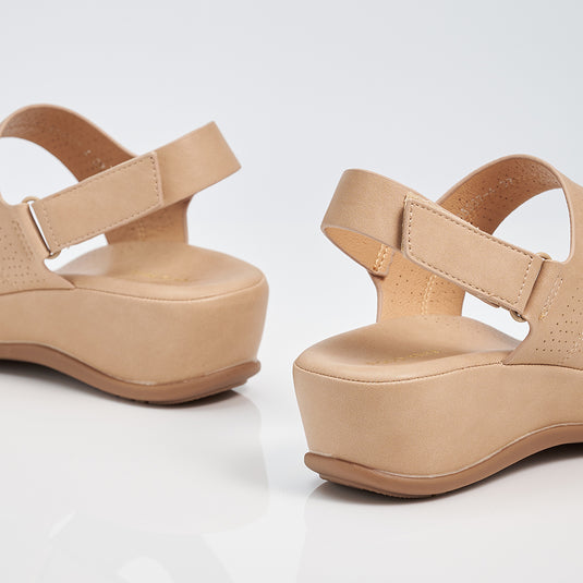 Ladies Ankle Strap Wedge Sandal