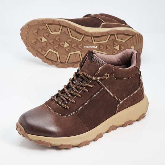 Men Genuine Leather Lace-Ups Boots