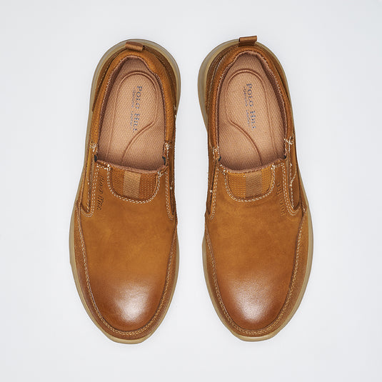 Men Genuine Leather Slip On Shoes