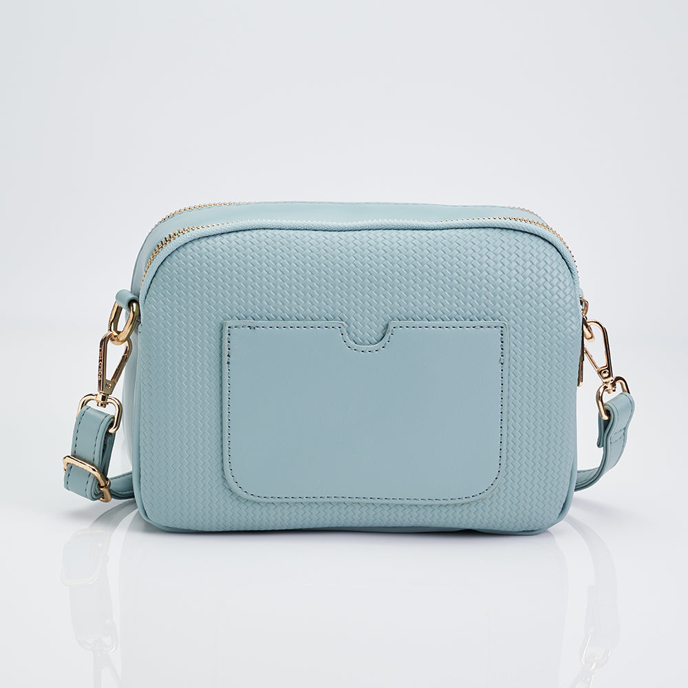 Ladies Casual 3 Zipper Sling Bag