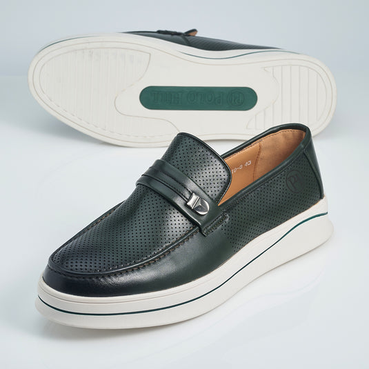 Men Slip On Laceless Boat Shoes