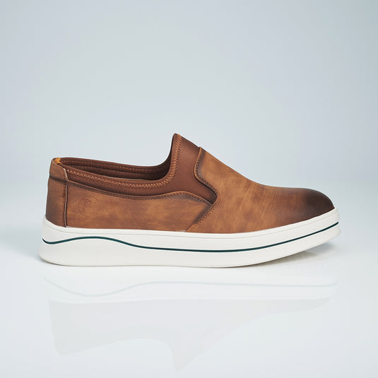 Men Slip On Laceless Boat Shoes