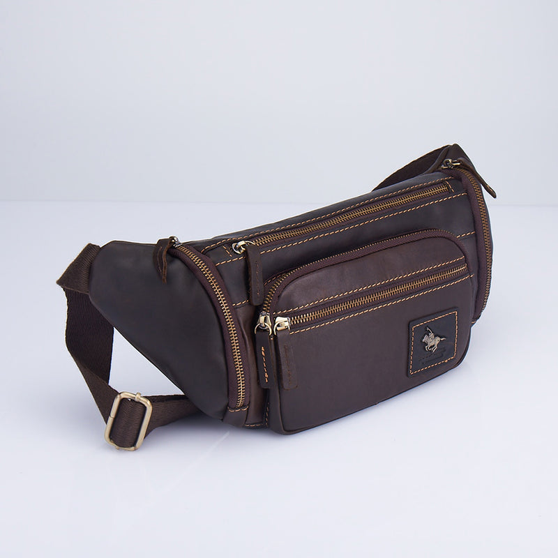 Load image into Gallery viewer, Genuine Leather Waist Bag
