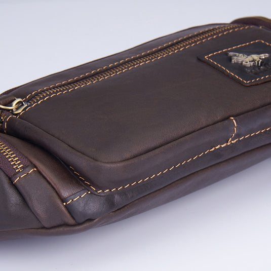 Genuine Leather Waist Bag