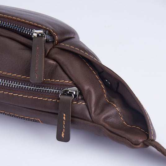 Genuine Leather Waist Bag