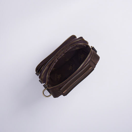 Genuine Leather Crossbody Sling Bag