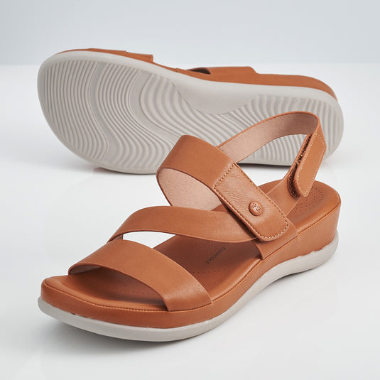 Hook and Loop Flat Sandals