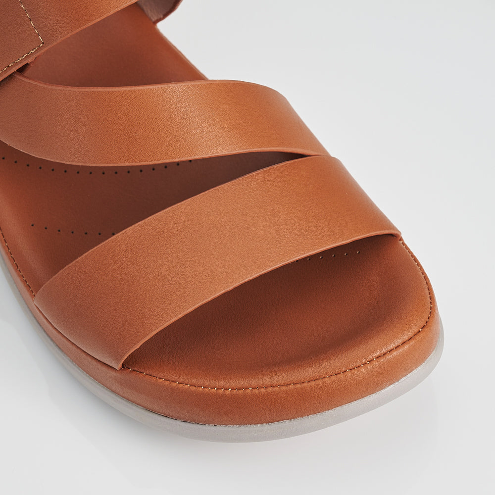 Hook and Loop Flat Sandals