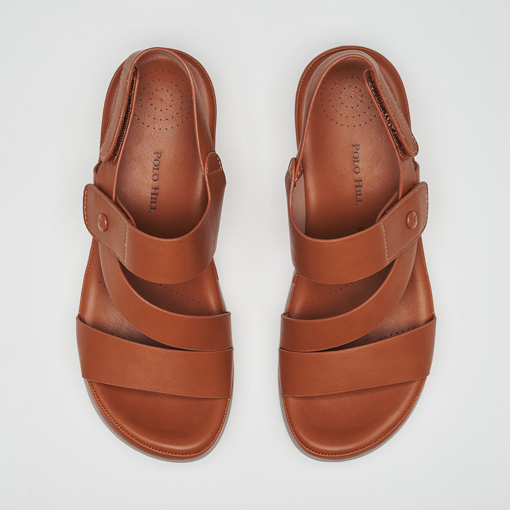 Hook and Loop Flat Sandals