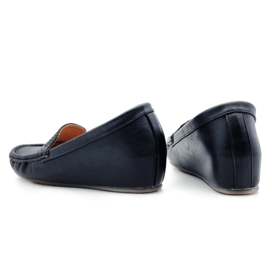 Slip On Wedge Loafers Shoes