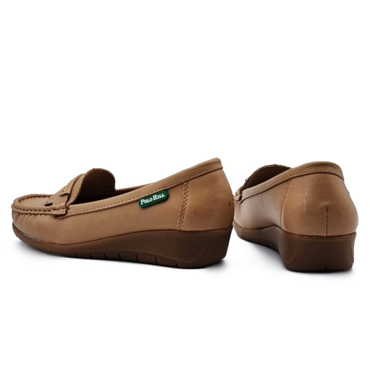 Slip On Kiltie Wedge Loafers Shoes