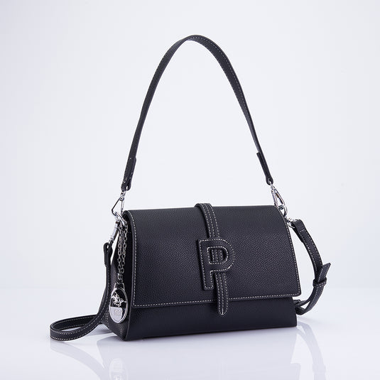 P Flap Satchel Sling Bag