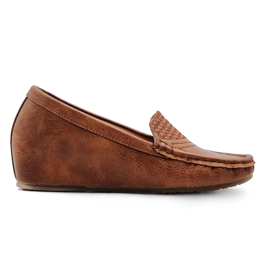 Slip On Wedge Loafers Shoes