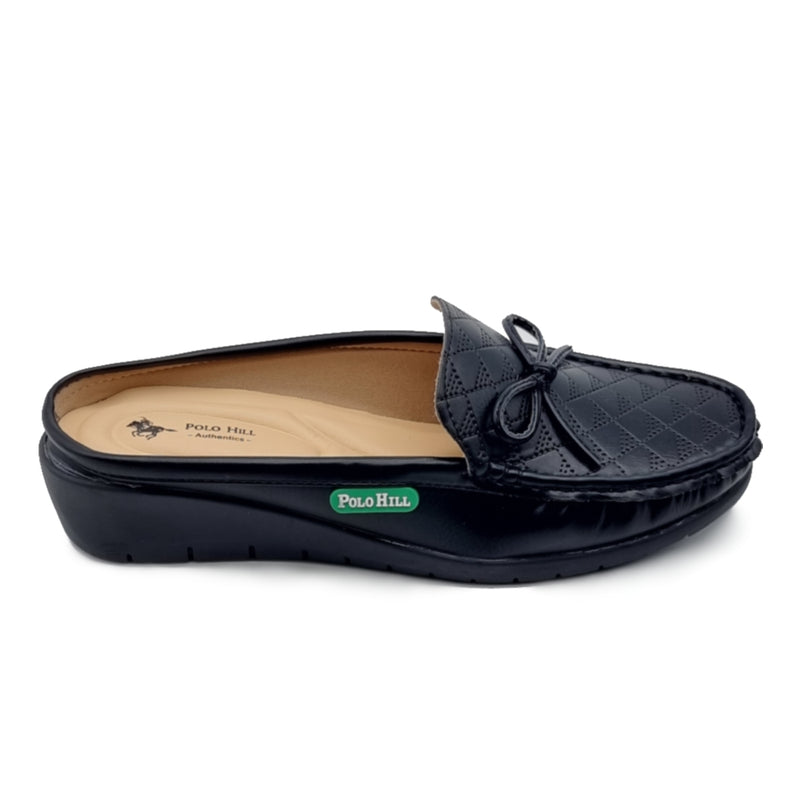 Load image into Gallery viewer, Bow Knot Half Slip On Loafer Mules
