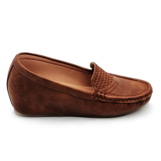 Slip On Wedge Loafers Shoes