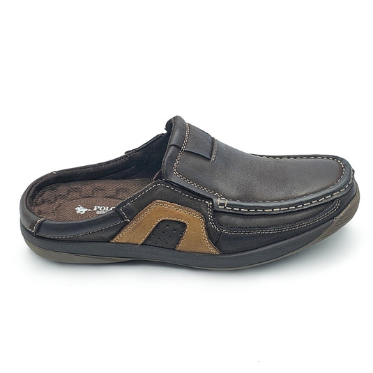 Genuine Leather Slip On Half Shoes