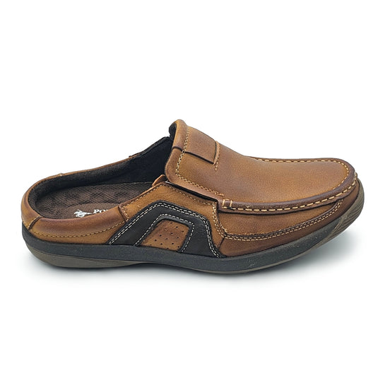 Genuine Leather Slip On Half Shoes