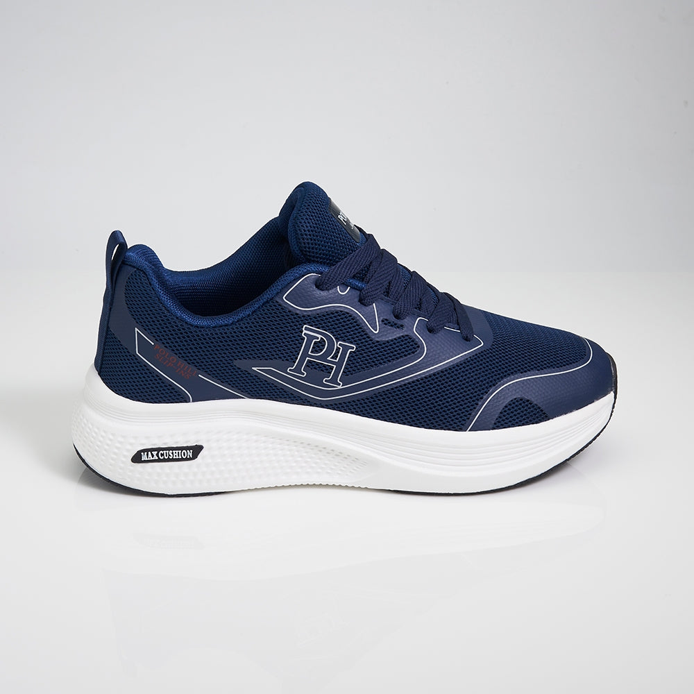 POLO HILL Men Lace Up Athleisure Knit Sneakers PMSA-MS4257