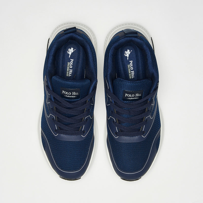 Load image into Gallery viewer, POLO HILL Men Lace Up Athleisure Knit Sneakers PMSA-MS4257
