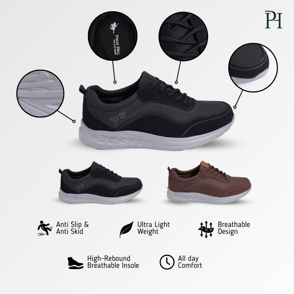 POLO HILL Men Casual Lace Up Shoes PMSA-MS4225