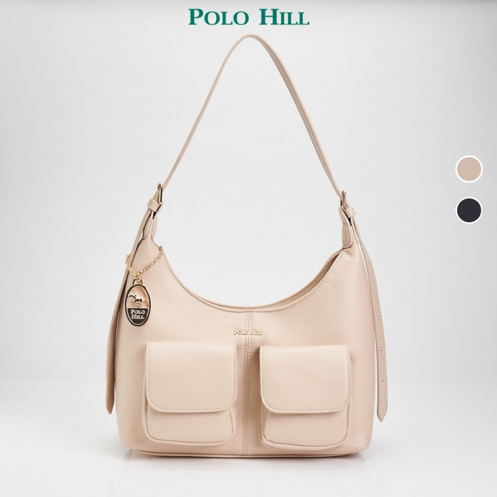POLO HILL Ladies Front Pocket Casual Shoulder Bag PHS-HB2286