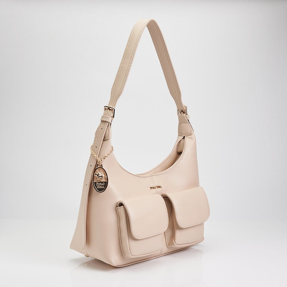 POLO HILL Ladies Front Pocket Casual Shoulder Bag PHS-HB2286
