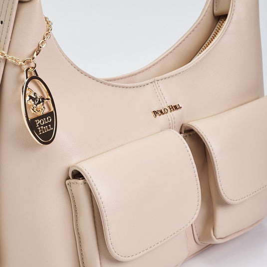 POLO HILL Ladies Front Pocket Casual Shoulder Bag PHS-HB2286