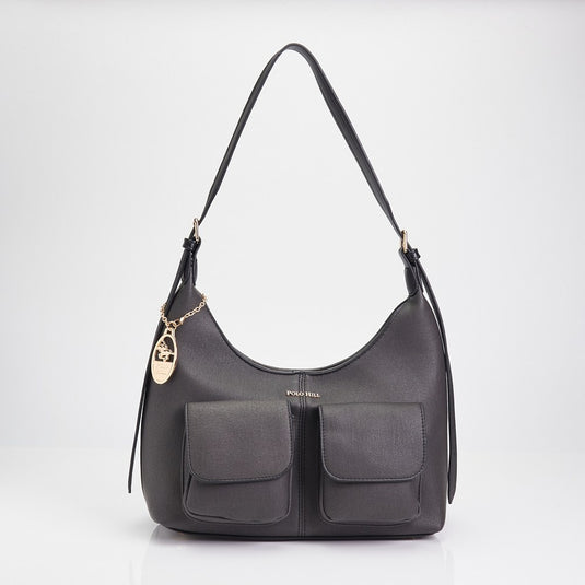 POLO HILL Ladies Front Pocket Casual Shoulder Bag PHS-HB2286