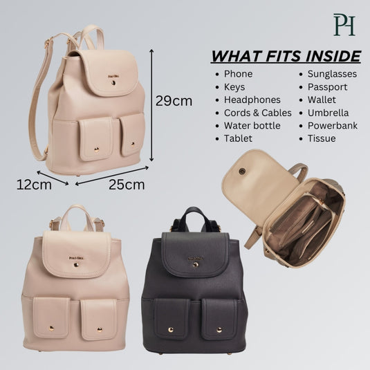 POLO HILL Ladies Front Pocket Casual Backapck PHB-HB2285
