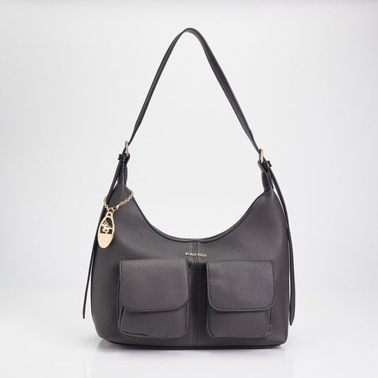POLO HILL Ladies Front Pocket Casual Shoulder Bag PHS-HB2286