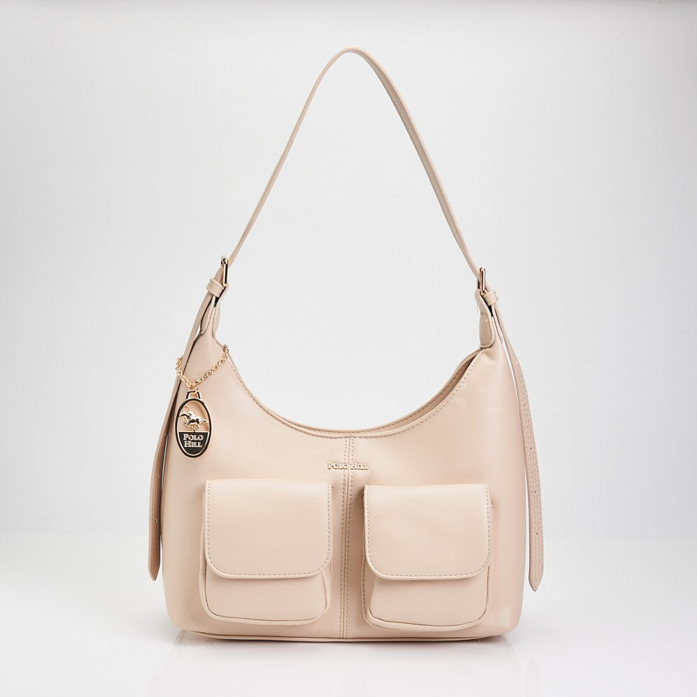 POLO HILL Ladies Front Pocket Casual Shoulder Bag PHS-HB2286