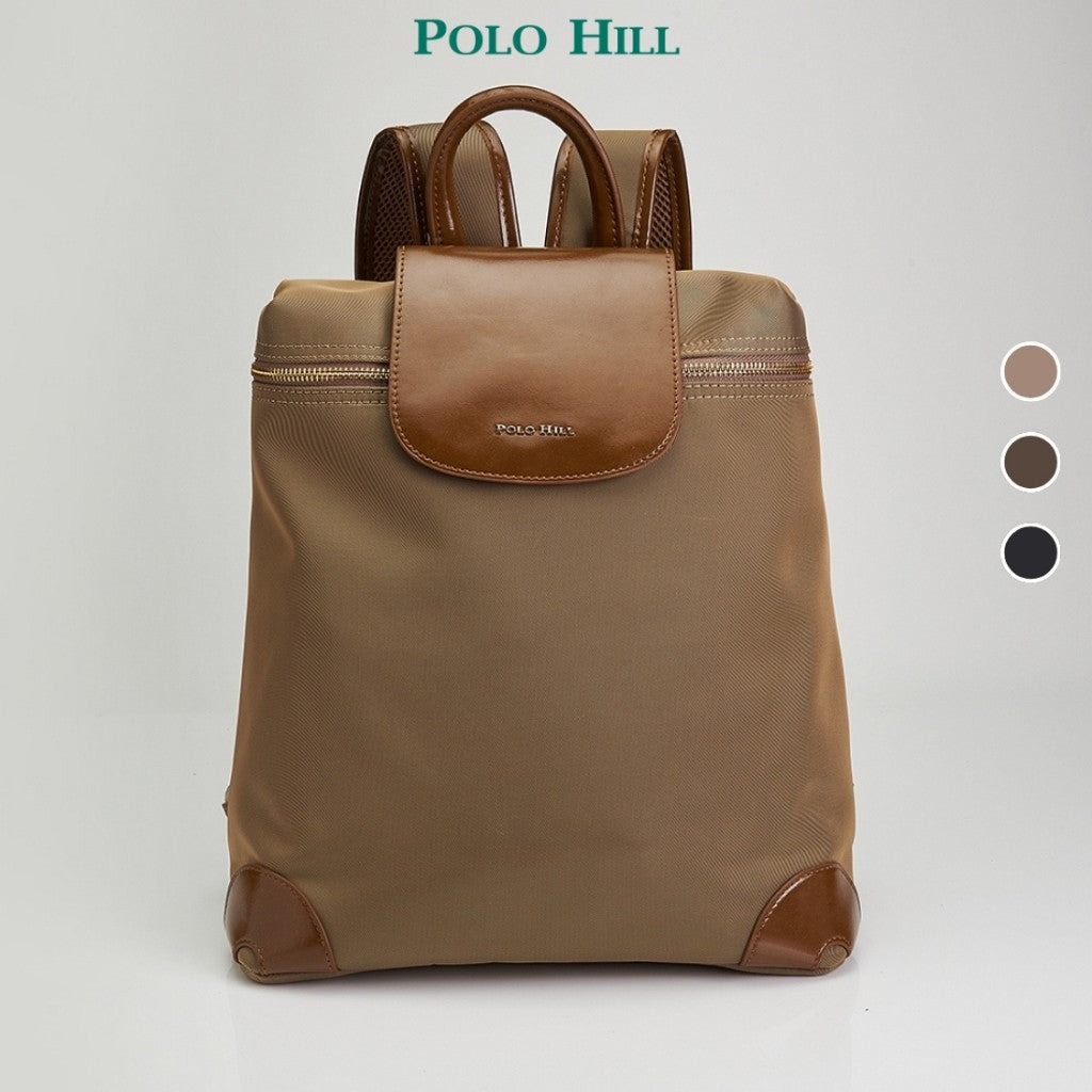 POLO HILL Ladies Flap Over Nylon Backpack PHB-HB2283