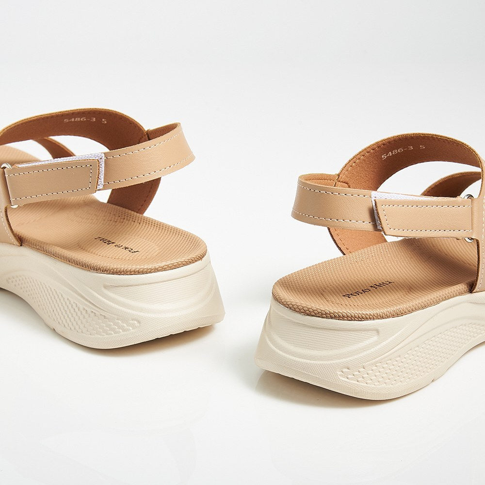 POLO HILL Ladies Ankle Strap Wedges PLSS-LS5486