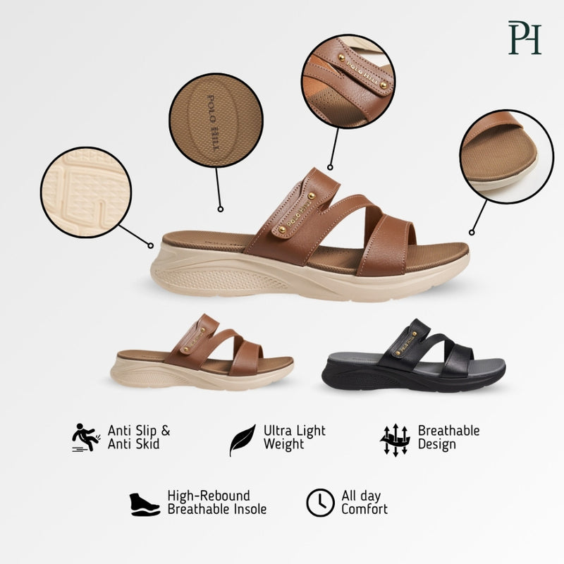 Load image into Gallery viewer, POLO HILL Ladies Casual Slide Sandals PLSS-LS5487
