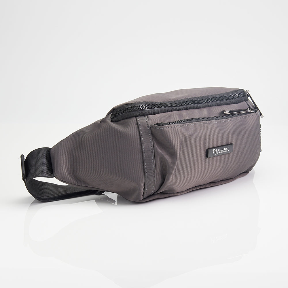 POLO HILL Mens Water Resistant Nylon Sling Bag C-PHSB-1756