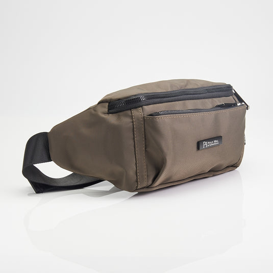 POLO HILL Mens Water Resistant Nylon Sling Bag C-PHSB-1756