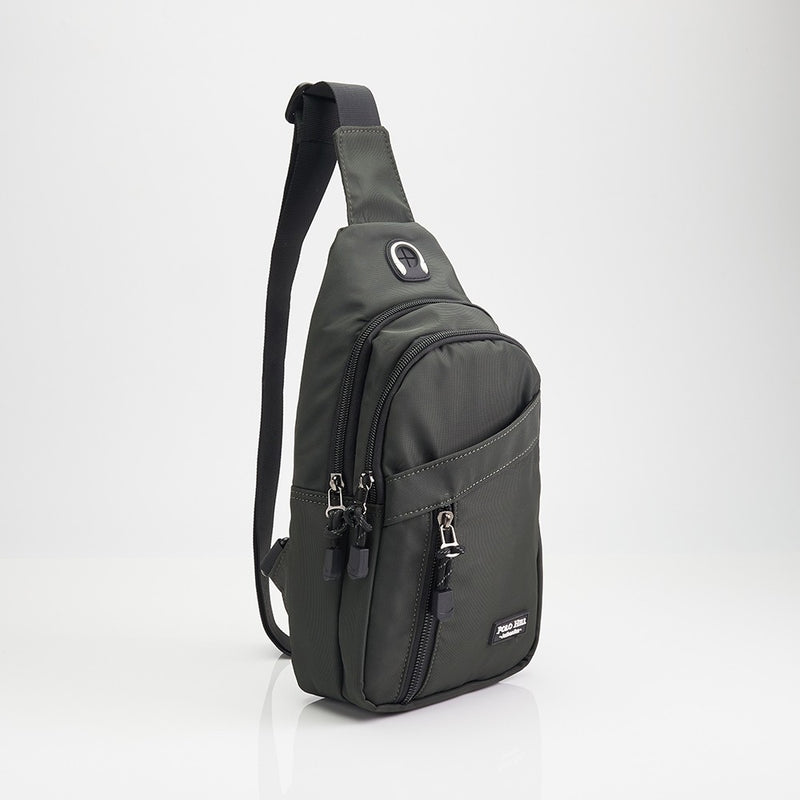 Load image into Gallery viewer, POLO HILL Mens Water Resistant Nylon Crossbody Chest Bag C-PHSB-1750
