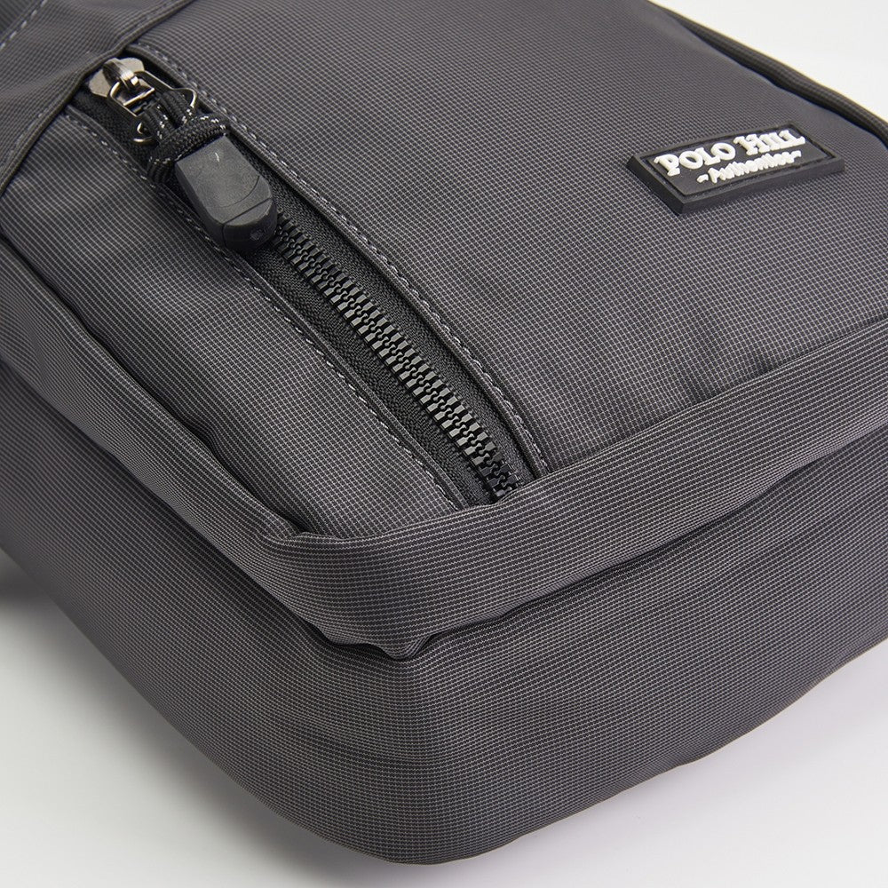 POLO HILL Mens Water Resistant Nylon Crossbody Chest Bag C-PHSB-1750