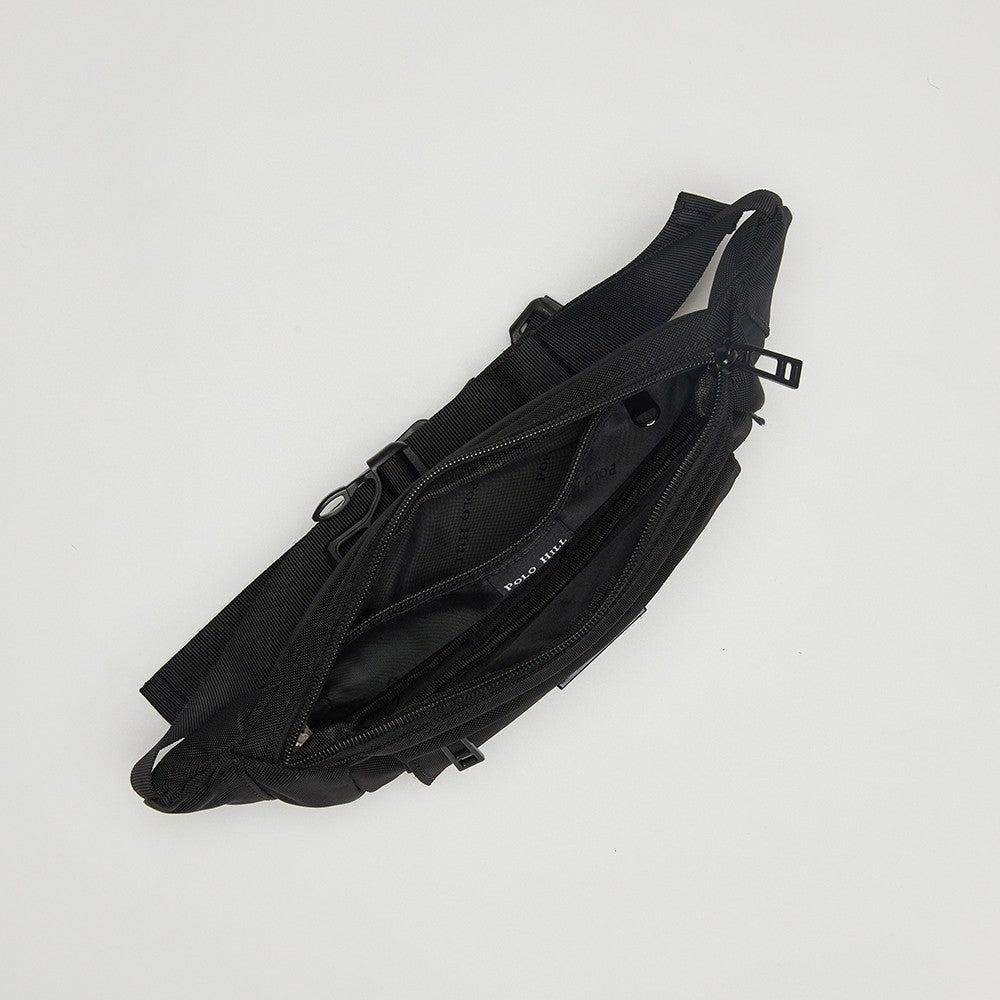 POLO HILL Mens Water Resistant Nylon Sling Bag C-PHSB-1752